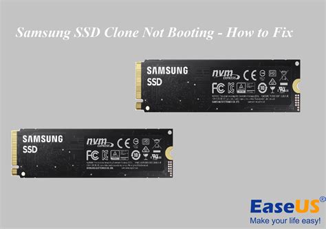 samsung ssd clone not booting|computer won't boot from ssd.